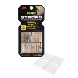 general-office-supplies-252 3MTM Scotch® สก๊อตช์ เทปกาวสองหน้าอเนกประสงค์ แบบเจลใส รุ่นตัดขอบ รุ่นสี่เหลี่ยม