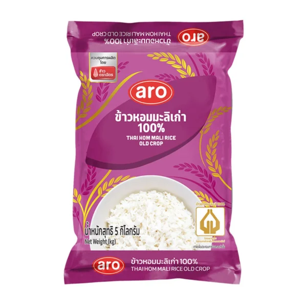 เอโร่ ข้าวหอมมะลิเก่า100% 5 กก.