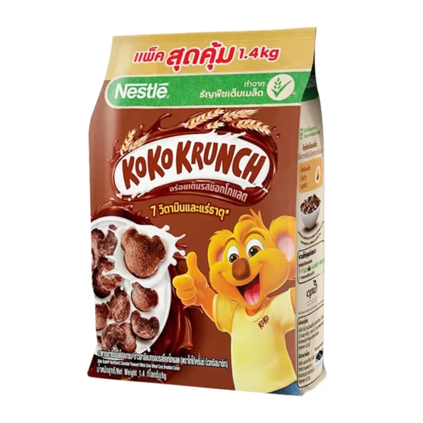 grains-rice-cereal-0057 โกโก้ครั้นช์ อาหารเช้าซีเรียลโฮลเกรน ข้าวสาลีอบกรอบรสช็อกโกแลต 1.4 กก.