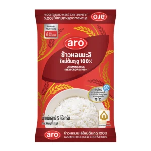 grains-rice-cereal-0058 เอโร่ ข้าวหอมมะลิใหม่ต้นฤดู 100% 5 กก.