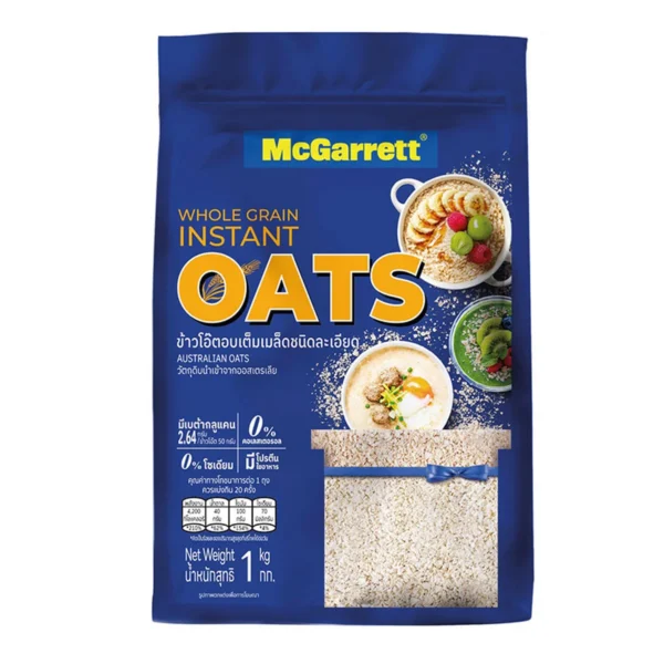 grains-rice-cereal-0077 แม็กกาแรต ซีเรียล ข้าวโอ๊ตละเอียด 1 กก.