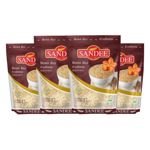 grains-rice-cereal-0127 ข้าวแสนดี ข้าวกล้องหอม 100 % 1 กก. x 4