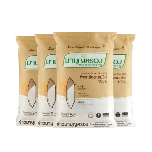 grains-rice-cereal-0134 มาบุญครอง ข้าวกล้องหอมใหม่ 100% 5 กก. x 4