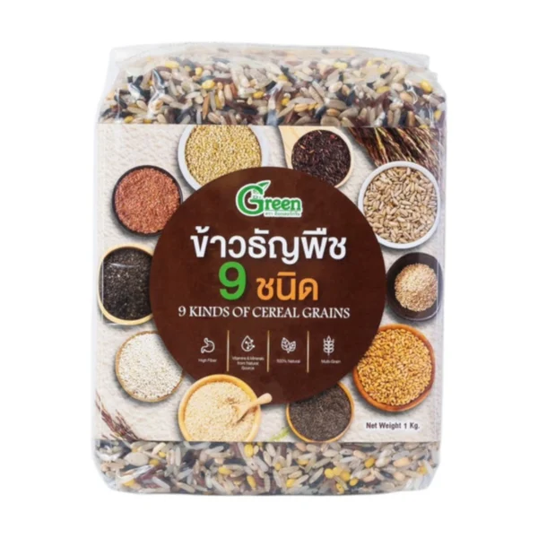 Dr.Green ข้าวรวมธัญพืช 9 ชนิด 1 กก. (9 Kinds of Grains 1 Kg.)