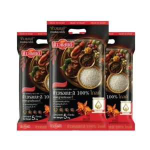 grains-rice-cereal-0183 ข้าวแสนดี ข้าวหอมมะลิ 100% โกลด์ 5 กก. x 3