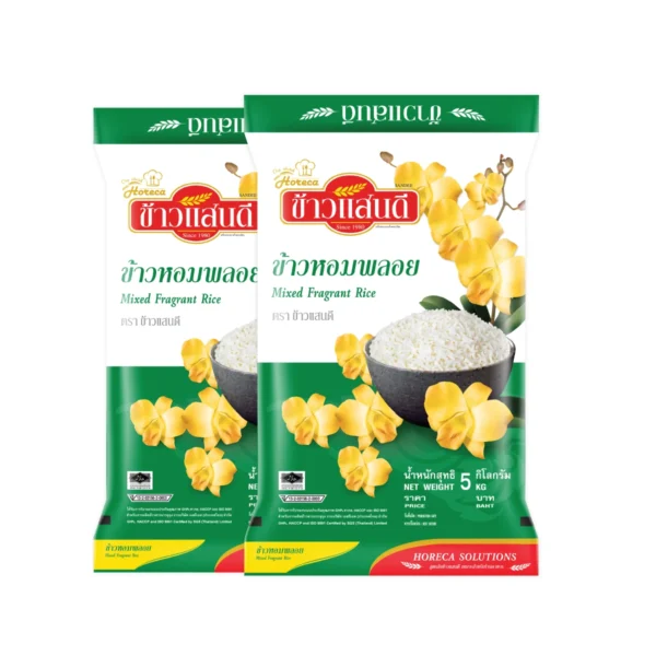 grains-rice-cereal-0195 ข้าวแสนดี ข้าวหอมพลอย 5 กก. x 2