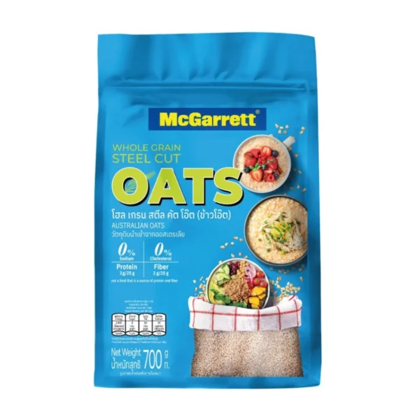 grains-rice-cereal-0250 แม็กกาแรต โฮล เกรน สตีล คัต โอ๊ต 700 กรัม