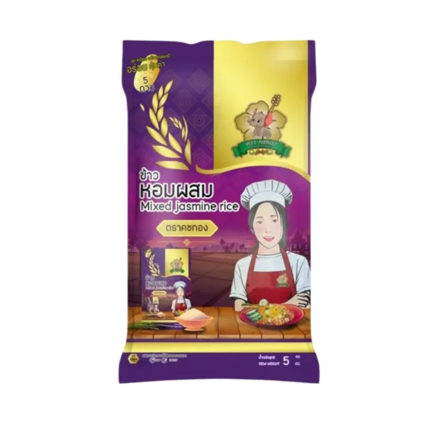 grains-rice-cereal-0315 ข้าวหอมผสม ขนาด 5 KG ตรา คชทอง
