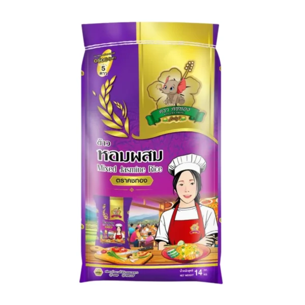 grains-rice-cereal-0318 ข้าวหอมผสม ขนาด14KG ตรา คชทอง