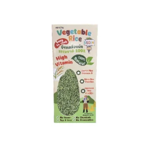 grains-rice-cereal-0365 Begin Baby ข้าวหอมมะลิ เคลือบผักธรรมชาติ100% มี 6รส วิตามินสูง นุ่ม หุงง่าย มีประโยชน์ อาหารเด็ก 6เดือนขึ้นไป ข้าวเคลือบผัก รสผักโขม 200 กรัม