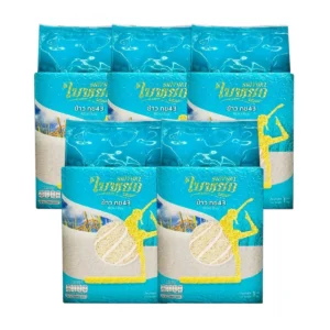 grains-rice-cereal-0410 ข้าวดัชนีน้ําตาลต่ํา (กข 43) - ตราใบหยก 1 กก. / 5 แพ็ค