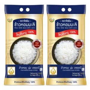grains-rice-cereal-0430 จัสมิน ข้าวหอมมะลิใหม่ต้นฤดูแท้ 100% (ปี68/69) Limited Edition ขนาด 5กก. X 2 ถุง