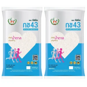 จัสมิน ข้าว กข43 ขนาด 5กก. X 2 ถุง