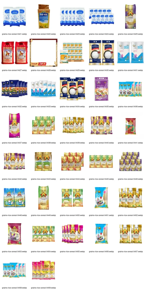 grains-rice-cereal-0460 (แพ็ก2)ข้าวหอมประหยัด ขนาด10KG 2ถุง ตราคชทอง