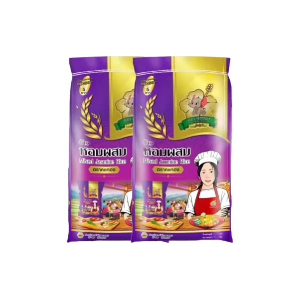 grains-rice-cereal-0473 ข้าวหอมผสม ผสม2ชนิด ขนาด10KG(แพ็ก2) ตราคชทอง