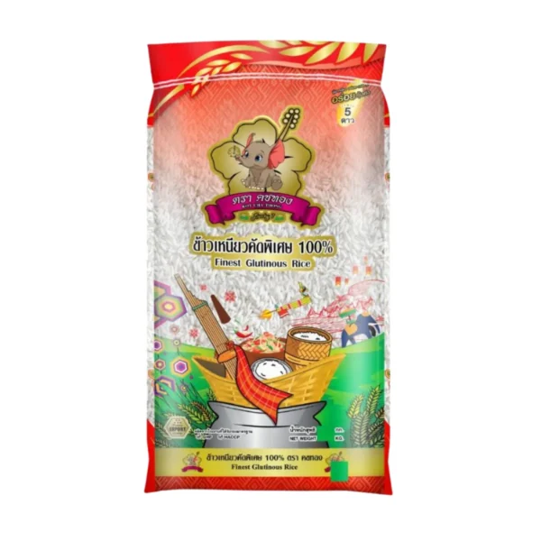 grains-rice-cereal-0483 ข้าวเหนียวคัดพิเศษ(ข้าวใหม่ปี69) ขนาด10KG ตรา คชทอง