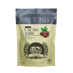 คาเคานิบส์ 300 ก คีโต เกล็ดคาเคา100% เมล็ดคาเคาแบบเกล็ด นําเข้าจากเปรู ( EL Cacao Nibs ) Nutriris