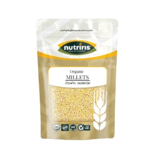 grains-rice-cereal-0511 ข้าวฟ่าง ออร์แกนิค 100% 400 ก. (Organic Millet) NUTRIRIS Brand