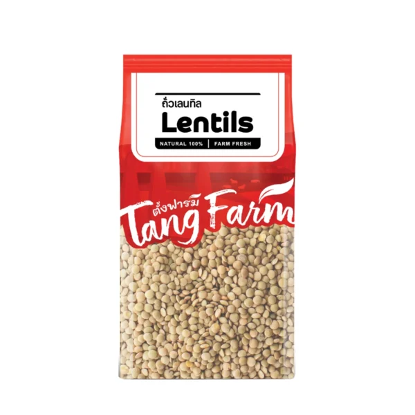 grains-rice-cereal-0514 ถั่วเลนทิล 500 กรัม จากเปรู ( lentil ) Tang Farm Brand