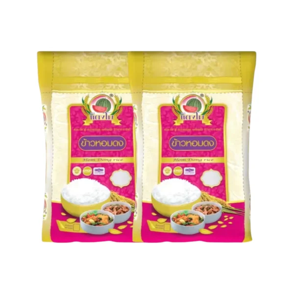 grains-rice-cereal-0542 ข้าวสาร ตราแตงโม หอมดง ขนาด 5 กก. (แพ็ค 2 ถุง)