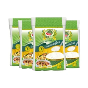grains-rice-cereal-0567 ข้าวสาร ตราแตงโม เหลืองอ่อนพันธุ์ใหม่ ขนาด 5 กก. (แพ็ค 4 ถุง)