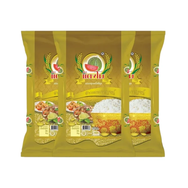 grains-rice-cereal-0593 ได้รับข้าว 15 กก. ข้าวสาร ตราแตงโม หอมกาญจน์ ขนาด 5 กก. (แพ็ค 3 ถุง) เท่ากับ ได้รับ 15 กก.