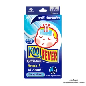 health-care-0025 คูลฟีเวอร์ แผ่นลดไข้สําหรับเด็กโต 6 แผ่น