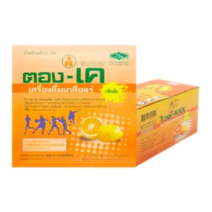 ตอง-เค เครื่องดื่มเกลือแร่ กลิ่นส้ม 25 ก. x 25