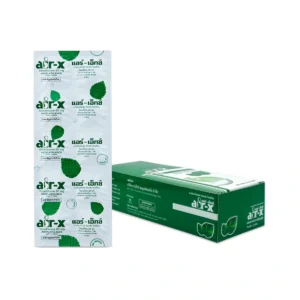health-care-0055 แอร์-เอ็กซ์ ยาเม็ดบรรเทาอาการท้องอืด รสมิ้นท์ 10 เม็ด x 10