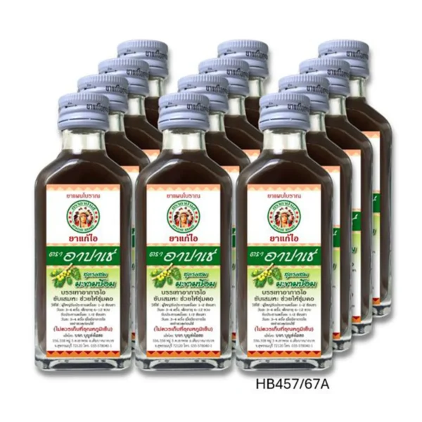 health-care-0059 อาปาเช่ ยาแก้ไอ สูตรมะขามป้อม 60 มล. x 12