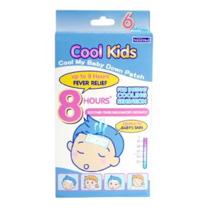 health-care-0095 นาโนเมด คูลคิดส์ แผ่นเจลลดไข้เด็กเล็ก 6 ชิ้น