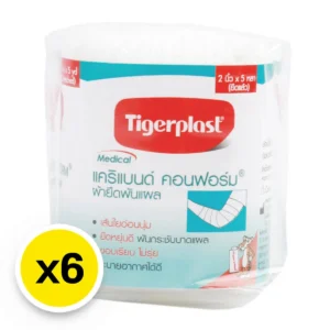 health-care-0100 ไทเกอร์พล๊าส ผ้ายืดพันแผล 2 นิ้ว x 6