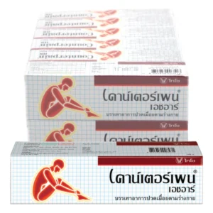 เคาน์เตอร์เพน เอชอาร์ ครีมลดการปวดเมื่อย สูตรร้อน 25 ก. x 12