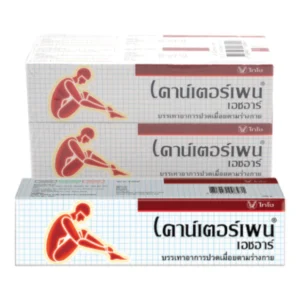 เคาน์เตอร์เพน เอชอาร์ ครีมลดการปวดเมื่อย สูตรร้อน 100 ก. x 4