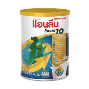 แอนลีน โททอล 10 เครื่องดื่มนมผง กลิ่นวานิลลา 400 ก.