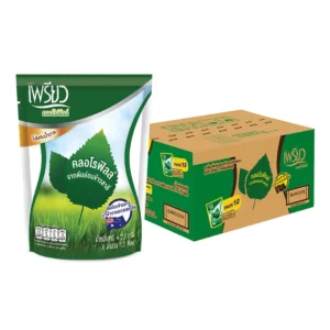 [ยกลัง 18 ห่อ] เพรียว คลอโรฟิลล์ (Preaw Chlorophyll) ชนิดผง จํานวน 18 ถุง