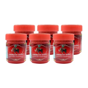 health-care-0276 (แพ็ค 6) Khaolaor ขาวละออ ยาดมสมุนไพร ตราช้าง 4 กรัม/กระปุก หอมสดชื่น รื่นอารมณ์ แค่สูด ก็สดชื่น