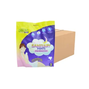 SEKURE Lady All-Nite ผ้าอนามัยแบบกางเกง กางเกงผ้าอนามัย ซีเคียว เลดี้ ออล-ไนท์ Size M-L (จํานวนครึ่งลัง 12 ห่อ 24 ชิ้น)