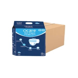 [สั่ง1ลัง/1บิล] ocare ผ้าอ้อมผู้ใหญ่ ผ้าอ้อมผู้ใหญ่แบบเทป ผ้าอ้อมผู้ใหญ่ราคาถูก โอแคร์ Size M, L และ XL (จํานวน 1 ลัง ) XL (12 ห่อ 120 ชิ้น)