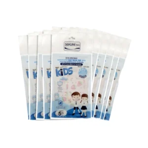 SEKURE MAX แมสก์ แมสเด็ก หน้ากากอนามัยทางการแพทย์ ซีเคียวแม็กซ์ สําหรับเด็ก ลายสตรอเบอร์รี่ (จํานวน 10 ซอง 50 ชิ้น)