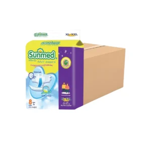 [สั่ง1ลัง/1บิล] Sunmed ผ้าอ้อมผู้ใหญ่ ซันเมด แบบเทปแปะ Size XXL (จํานวน 1 ลัง 12 ห่อ 96 ชิ้น)
