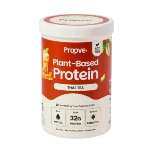 health-care-0451 Proove โปรตีนพืช อร่อย ดื่มง่าย โปรตีน 32g โปรตีนสูง ไม่มีน้ําตาล แคลต่ํา ชาไทยแท้,1 กระปุก