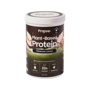Proove Allergen Free Series โปรตีนพืชไร้ถั่ว ไร้สารก่อภูมิแพ้ โซเดียมต่ําให้โปรตีน 32g ไม่มีน้ําตาล แคล พรีเมียม คาเคา,1 กระปุก