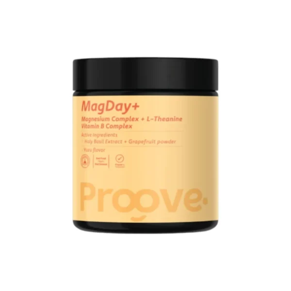 health-care-0463 Proove MagDayᐩ สารสกัดแมกนีเซียมและใบกะเพรา : BalanceEnergy โฟกัสดี ไม่อ่อม รสส้มยูสุ จาก YUZU HOUSE MagDayᐩ,1 กระปุก