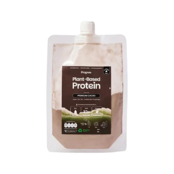 health-care-0473 Proove โปรตีนพืช (แบบพกพา) ช่วยเรื่องการเผาผลาญ อร่อย ดื่มง่าย โปรตีน 32g โปรตีนสูง ไม่มีน้ําตาล แคลต่ํา พรีเมียมคาเคา,1 ซอง
