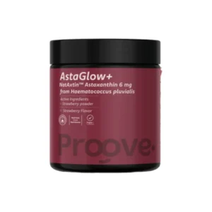 Proove ผงซุปเปอร์ฟู้ด Astaglowᐩ Powder สูตร Astaxanthin สารสกัดจากสาหร่ายสีแดง บูสต์ผิวสวยใสจากภายใน บํารุงสมองและสายตา Astaglowᐩ Powder