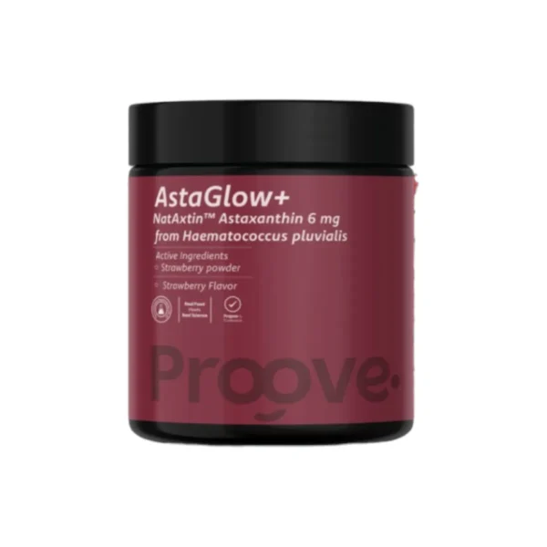health-care-0488 Proove ผงซุปเปอร์ฟู้ด Astaglowᐩ Powder สูตร Astaxanthin สารสกัดจากสาหร่ายสีแดง บูสต์ผิวสวยใสจากภายใน บํารุงสมองและสายตา Astaglowᐩ Powder