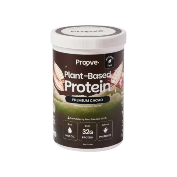 health-care-0493 Proove โปรตีนพืช อร่อย ดื่มง่าย โปรตีน 32g โปรตีนสูง ไม่มีน้ําตาล แคลต่ํา พรีเมียมคาเคา,1 กระปุก