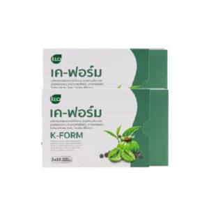 health-care-0630 (แพ็ค 2) Khaolaor ขาวละออ เค-ฟอร์ม ผลิตภัณฑ์เสริมอาหารไคโตซาน 20 แคปซูล/กล่อง