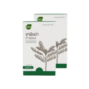 health-care-0640 (แพ็ค 2) Khaolaor ขาวละออ พินน่า ลูกใต้ใบชนิดเม็ด ยาสามัญประจําบ้าน 40 เม็ด/กล่อง